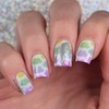 Whats Up Nails - Clouds Vinyl Stencils for Nail Art