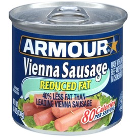Armour Star Vienna Sausage, Jalapeno Flavored, Canned Sausage, 4.6 OZ (Pack of 24)