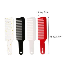 OATIPHO 4Pcs Multipurpose Hair Comb for Men and Women Wide Hairdressing Comb Lightweight Styling Tool for Salon and Home Use Safe and Practical Barber Accessory