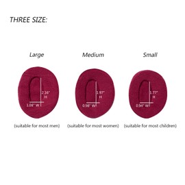 Aurya Bandless Ear Warmers/Earmuffs Winter Ear Covers Outdoor Fleece Ear Muffs for Men Women Kids(Wine Red)