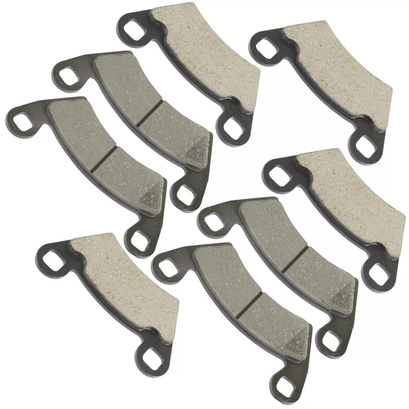 Caltric Front and Rear Brake Pads for Polaris Ranger XP