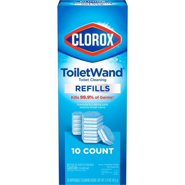 Clorox Toilet Wand Refill, 10 Count