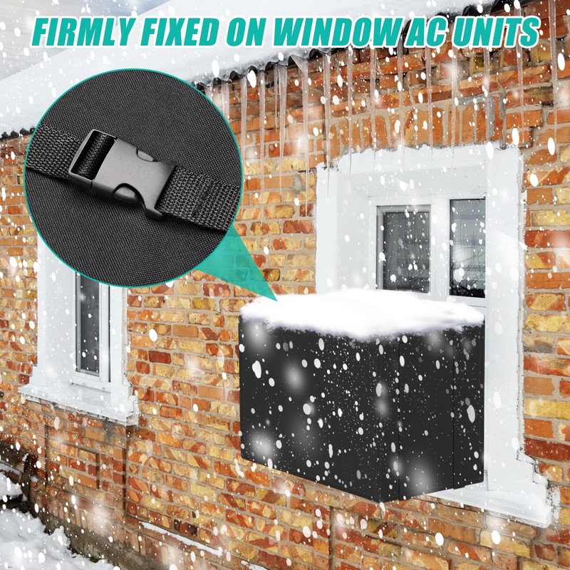 3 Layer U Shaped AC Cover for Midea, Windspeed 20.8"L
