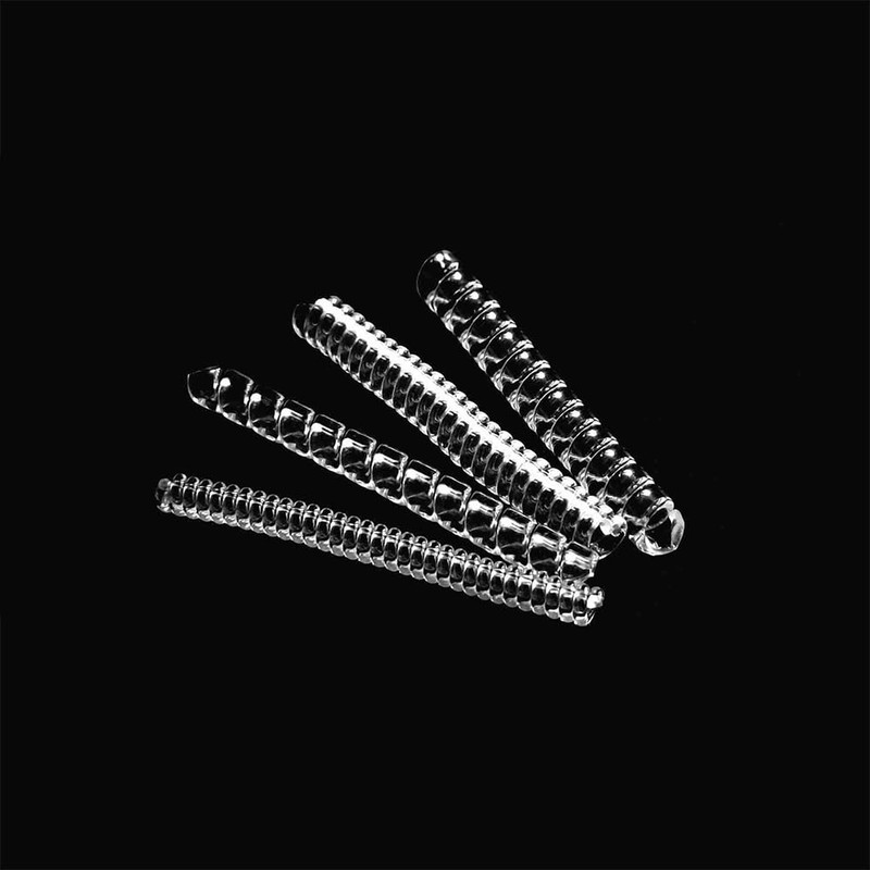 TUNQISM 8pcs Transparent Ring Size Adjustment Tool, Transparent Winding Rope