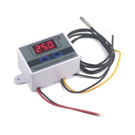 Taikuwu Digital LED Temperature Controller Module, XH-W3001 Thermostat Switch with Waterproof Probe, Programmable Heating Cooling Thermostat (220, Volts)