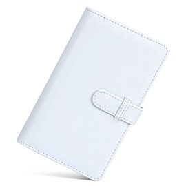 VOW&ZON Instax Mini Album, Instax Mini Photo Album for instax mini, Large Capacity, Holds 108 Instax Mini Photos, Compact Wallet Type (White)