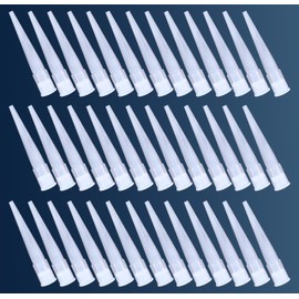 ANZHUO 40pcs ANZHUO Caulking Nozzles for Caulking Gun Tip Tool for Caulking Gun White Used for sealing seams installing glass doors and windows tiles kitchenware advertisements, etc