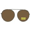Semi Round Non Polarized Clip-on Sunglasses for Men & Women-Semi