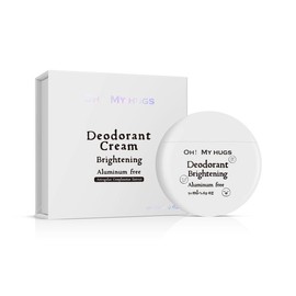 OH! MY HUGS Natural Ingredients Brightening & SPF30 Deodorant Cream | Aluminum-Free & No Stain | Gym/Date Ready for Men & Women -TikTok Viral! - Volume: Deodorant Antiperspirant Cream（white）-Brighten