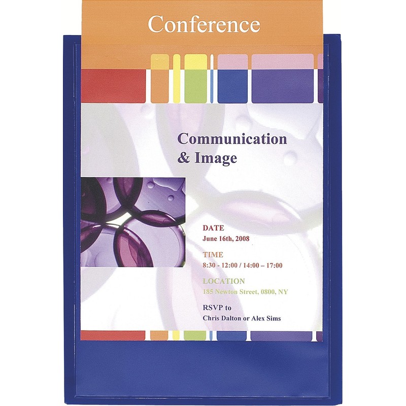 Exacompta - Ref 43502E - Kreacover Personalisable Presentation Folder -