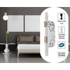 Vachette Mortice Lock with Key Axle 40mm Trunk 135mm NF