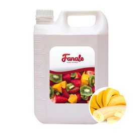 Fanale Premium Flavoring Concentrated Syrup for Bubble Tea 11 lb | Banana Flavor Syrup | for Boba Tea, Smoothies, Slushes, Desserts | 11lb | Pack of 4 | SRP280-CS