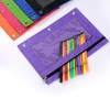 TOPWOOZU Pencil Pouch 3 Ring, Zipper Pencil Pouches Case Binder