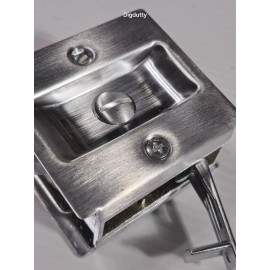 Don-Jo PDL101626 PDL-101-626 Privacy Pocket Door Lock, Satin Chrome Finish - NEW
