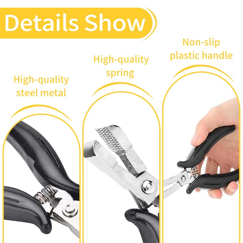 Bonding Remover for Extensions, Dreadlocks Extension, Extensions Remover Replacement Clips,