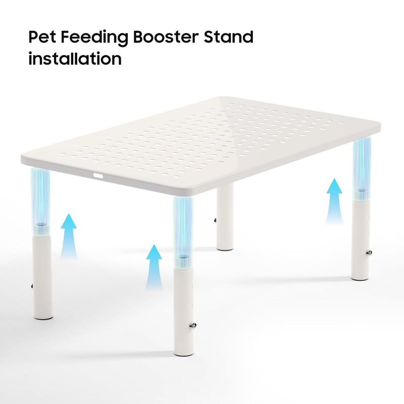 ‌Adjustable Automatic Cat Feeder Stand - Non-Slip Elevated Holder for