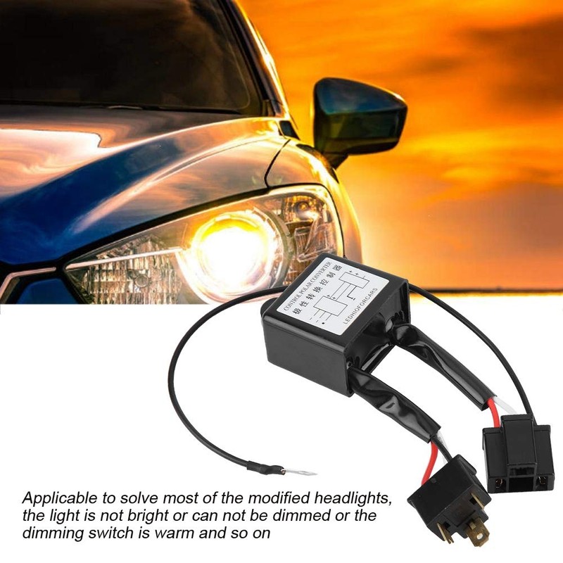 Aramox Polar Negative Converter, 2pcs Alloy LED Negative Converter Polar