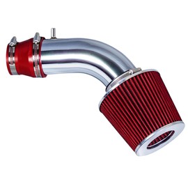 Rtunes Racing Short Ram Air Intake Kit + Filter Combo Compatible For 12-15 Rio / 11-17 Accent 1.6L / 11-17 Veloste Gdi 1.6L Engine / 11-13 Elantra 1.8L (Red)