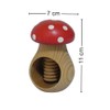 Wooden World 2 Nutcrackers Set Dark Brown and Toadstool Nutcracker