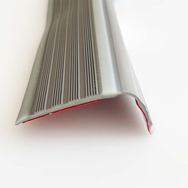 L-Shaped Glow in the Dark High Density Rubber Anti-Slip Tape Stair Mat with Anti-Slip Stair Slip Sheet Gray 1 x 3.3 ft (1 m)