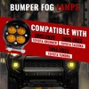 HECASA LED Fog Lights Pair Compatible with 2012-2023 Toyota Tacoma