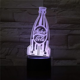 LED Video Lamp Nuka Cola Color Changing USB Night Light and Decoration Night Light Aid Sleep Gift
