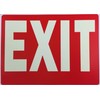 Exit Sign Glow-in-The-Dark Exit Sign, 12 by 8 Inches, Photoluminescent