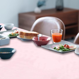 CAPASTEC Romantic Cheesecloth Table Runner, 118.11 inches L x 35.43 inches W, Tablecloth for Living Room, Dining Room, Balcony, Garden, Light Pink