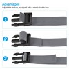 sourcing map Luggage Straps, 2m Length Adjustable Suitcase Belts with