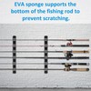 Windspeed 6-Rod Rack Wall Mounted Fishing Rod Rack For Boat,