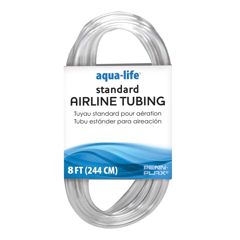 PENN-PLAX Standard Airline Tubing for Aquariums – Clear and Flexible
