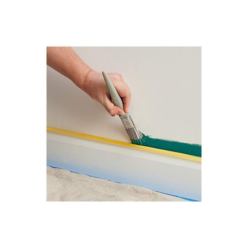 Harris Essentials Walls & Ceilings Paint Brushes, 3 Brush Pack,