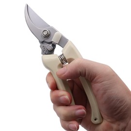 MOPCONY Pruning Shears, Gardening Scissors, Women's, Easy to Use, Rust-free, Adjustable Angle, Stainless Steel, Lightweight, Compact, Anti-Slip, Full Lock, Easy to Grip, 4.8 oz (138 g)