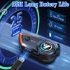 OBEST Motorcycle Helmet Intercom Bluetooth 5.3 HD Sound Quality RGB