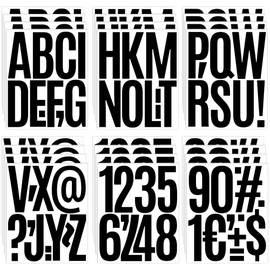 420 Pcs 5 Inch Large Bulletin Board Letters for Classroom,42 Sheets Letter Stickers Big Font Alphabet Number Vinyl Self Adhesive Stickers for Poster Board Display Chalkboard School Home Decor(Black)