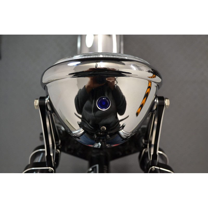 Alchemy Parts Front Headlight Motorcycle Chrome 6 Inch for Vintage