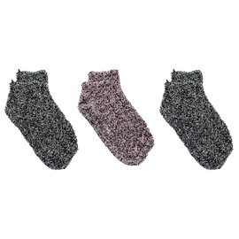 Dr. Scholl's Women's Soothing Spa Low Cut Gripper Socks, 3 Pack, Multi-Colored, Shoe Size: 4–10
