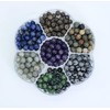 7 color 280PCS 6MM Nature Round Stone Bead Kit for