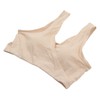 Nursing Bra Fleshcolor Wireless Cross Convenient Breastfeeding Sleep Maternity Underwear
