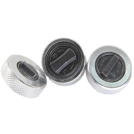 Finger Ratchet Set 1/2in 45 Teeth, 3/8in 39 Teeth, 1/4in 43 Teeth, 38mm Diameter Compact Body, Spring Loaded Ball Bearing, Easy Twist, Excellent Steel Knurled Handle, Palm