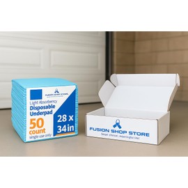 Dog Pee Pads 28X34 – 50 Count Super Absorbent Puppy Pads for Training & Incontinence – Leak-Proof Disposable Wee Wee Pads for Dogs, Cats, Chux Pet Pads for Home & Travel