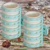 Tenezer Perm Brush Perm Set Professional Styling Clip Hair Roll 8 Pieces Sky Blue / 테네져 파마용브러시 파마용세트 전문 스타일링 클립 헤어 구르프 8개 스카이블루