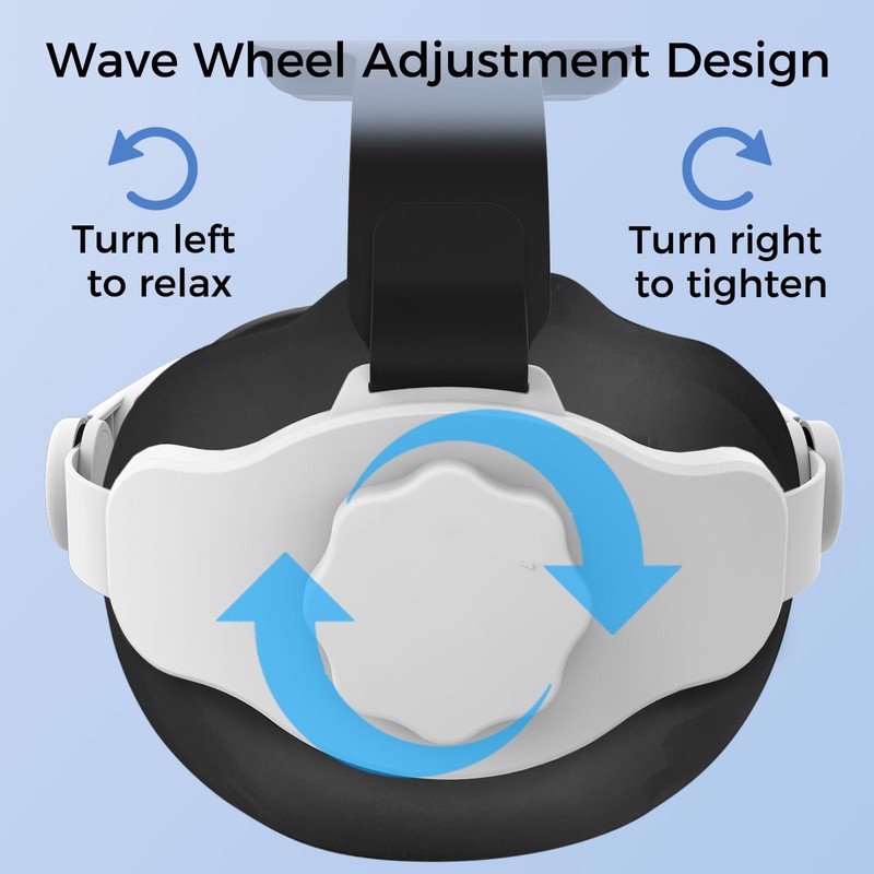 Head Strap for Oculus Quest 3, Adjustable Elite Strap Replacement,
