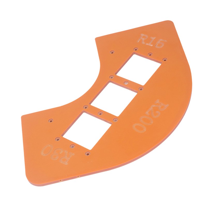 Radius Jig Router Template R15 R30 R100 R200 Woodworking Corner