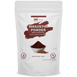 mGanna 100% Natural Manjistha | Madder Root Powder | Rubia Cordifolia 100 GMS / 0.22 LBS for Smooth Hair, Glowing Skin & Health Care