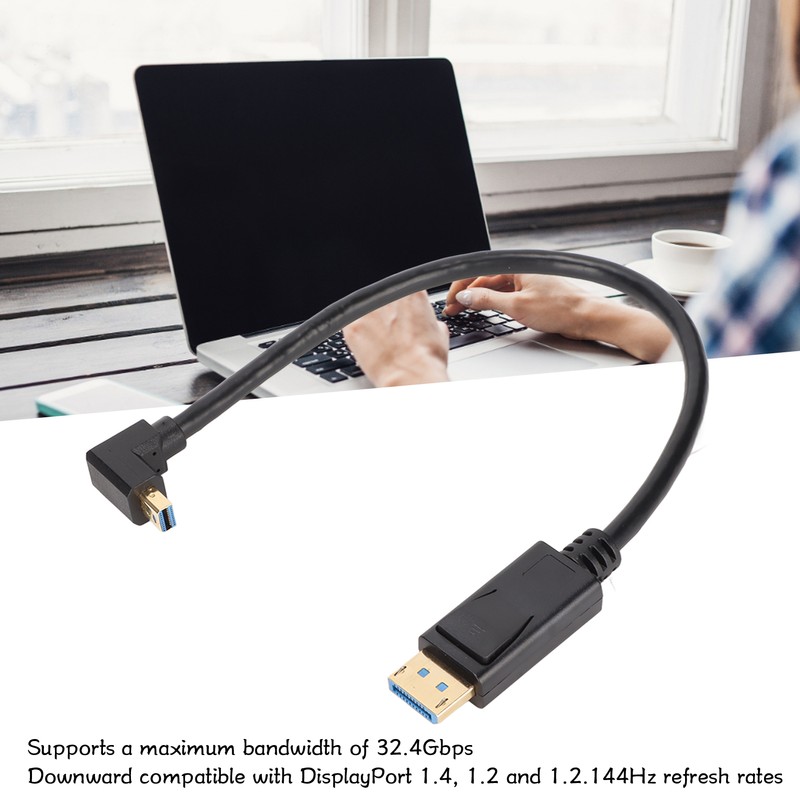 DP to Minidp Adapter Multifunction Supports 8K 60Hz 4K144Hz Bidirectional