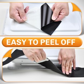 WELLUCK Butyl Sealant Tape, 6 Inch X 50 Foot RV Roof Tape Sealant Roofing Tape Black, Waterproof &UV RV Tape for Roof Camper Trailer Boat Sealing Leak Repair