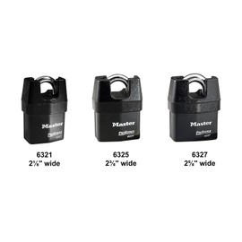 Master Lock Pro Series Padlock - (4) High Security Locks 6327NKA-4 w/ BumpStop Technology