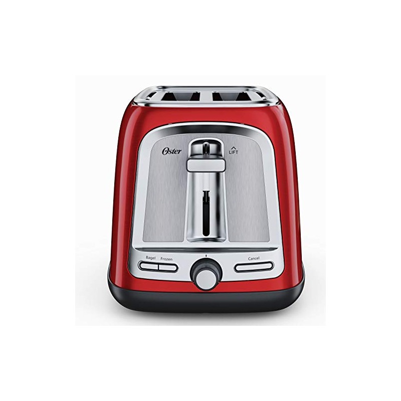 Oster® 2-Slice Toaster with Advanced Toast Technology Candy Apple Red