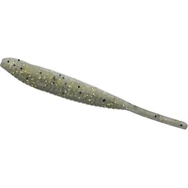 YAMAMOTO 3.75" Shad Shape Fishing Worm - Realistic Soft Plastic Fishing Lure Baits - 10 Pack, 187/306 with Chartreuse